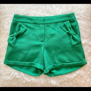 High Waist Green Short